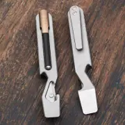 Titanium Alloy Multifunctional Pry Bar Crowbar Outdoor EDC with Strike Fire Tool