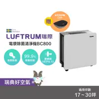 在飛比找蝦皮商城優惠-LUFTRUM瑞際【限定組合】電漿除菌空氣清淨機(雷神清淨機