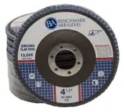 500 Pack 4.5” x 7/8" Professional 80 Grit Zirconia Flap Disc Grinding Wheels T27