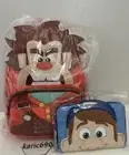 New Loungefly Wreck It Ralph + Fix It Felix Cosplay Mini Backpack & Zip Wallet