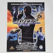 007 Agent Under Fire James Bond Only One Man Print Ad/Poster Official Promo Art