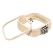 6 Pieces 6.3" x 6.3" Adjustable Square Embroidery Hoops