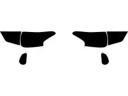 Rvinyl Tail Light Tint Covers Fits Mitsubishi Outlander 2016-2020