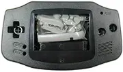 OSTENT Full Housing Shell Case Cover Replacement Compatible for Nintendo GBA Gameboy Advance - Color Black