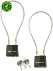 Motorcycle Helmet Lock- #99KA - 2 Keyed Alike