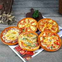 在飛比找樂天市場購物網優惠-仿真披薩模型假牛肉披薩假樣板櫥窗擺設裝飾道具雞排食物食品玩具