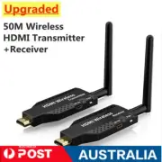 Wireless HDMI Extender Video Transmitter Receiver Screen Mirroring PC to TV 50m