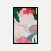 A Place Where All Things Bloom - Framed Paint On Canvas - Style E