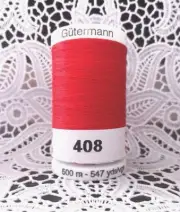 NEW 1 Red GUTERMANN 100% polyester Sew-All thread 547 yards Spool