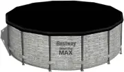 Bestway Flowclear PVC round 14 Foot Pool Cover for above Ground Frame Pools
