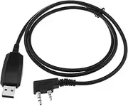 VGOL Walkie Talkie Programming Cable Compatible with Baofeng Radio UV-3R/ UV-5R/ UV-5R Plus/UV-5RA/ UV-5RB/ UV-5RC Compatible with Kenwood Radio TK-2107 1m