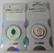 Lot Of 2 PopSockets Phone Grip Swappable POPGRIP PopSocket New Christmas Theme