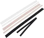 [Generic] 3 Pair Bra Extension Strap Women's Bras Bra Extender Elastic Women's Bra Back Extender Bra Extender Replacement General Bra Extenders Brassiere Extenders Bra Buckle Stainless Steel