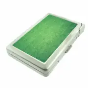 Green Abstract Em2 Cigarette Case with Built in Lighter Metal Wallet