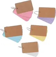 JOINPAYA Portable Notepad 5pcs Memo Cards English Words Memo Pad for Office and School