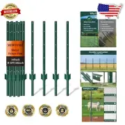 Versatile 0 Pack Heavy Duty Metal Stakes for Temporary Fencing & Garden Use