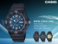 在飛比找蝦皮購物優惠-CASIO   MRW-200H-2B3 男錶 樹脂錶帶 1