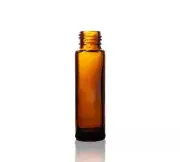 144 Empty 1/3 oz 10ml Amber Glass Roll on Essential Oil Bottles- NO CAPS/ROLLERS