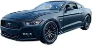 Die-cast 1:18 2015 for Ford Mustang GT Classic Sports Car Simulation Alloy Car Model Static Die-cast Miniature Vehicle Model Miniature Vehicle(Black)