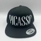 Pablo Picasso Hat Cap Mens Adjustable Black Embroidered Snap Art Abstract Museum