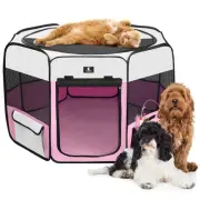 Dog Playpen Portable Pet Play Pens for Puppies, Cat, Rabbit, Chicks, Foldable...