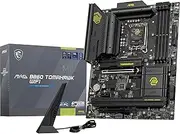 MAG B860 Tomahawk WiFi Motherboard, ATX - Supports Intel Core Ultra Processors (Series 2), LGA 1851 - DDR5 Memory Boost 9200+ MT/s OC, 1 x PCIe 5.0 x16, 1 x M.2 Gen5, 5G LAN, Wi-Fi 7