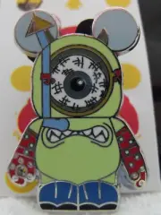 2013 Disney Booster Pin Vinylmation Pixar #1 Monsters Inc. Mike Wazowski Chaser