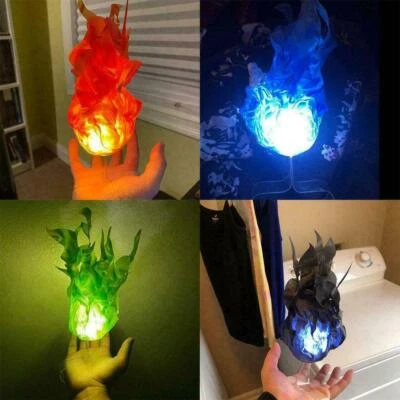 Fake Flame Artificial Bonfire Paperboard Camping Fire Halloween Party Decor tool