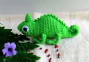Crochet Dolls Amigurumi Soft Baby Toys Pascal of Tangled Christmas Gifts
