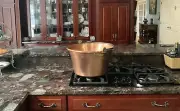 Polenta Pot 18 Qt Traditional Hammered Copper - Made in Italy