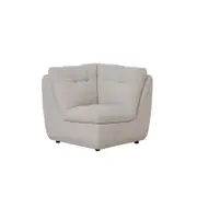 Meka Fabric Modular Corner Piece - Oyster