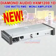 DIAMOND AUDIO HXM1200.1D 1200 WATTS 1-CHANNEL AMPLIFIER FULL RANGE CLASS D NEW!