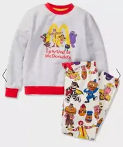Peter Alexander Kids McDonald's Party Long Pj Set Size 12 - New With Tag