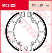 TRW Lucas Brake shoes MCS823