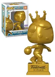 Funko POP! Funkoville #SE Freddy Bowling Trophy - 2023 San Diego Comic Con (SDCC) Limited Edition - New, Mint Condition