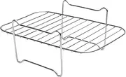 Air Fryer Rack for Ninja Dual Air Fryer,Food Grade Stainless Steel Air Fryer Accessories Compatible with Ninja Foodi Air Fryer (1 layer)