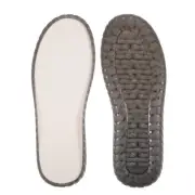 1pair Shoes Outer Soles Pad US Size 8 Mesh Mat Woven Protector Bottom Grey