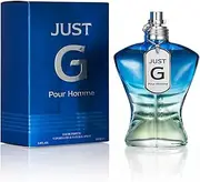men's Eau De Parfum, 3.4 Fl. Oz Men's Fragrance - Floral and woody long-lasting fragrance，Long-lasting luxury spicy woody fragrance, Unisex Perfume (Just G Pour Homme)