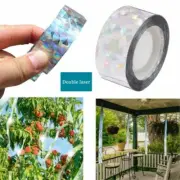 Double-Sided Ribbon Home Garden Farm Bird Scare Repellent Tape Visual Flash