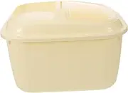 LIFKOME Vacuum Rice Bucket Airtight Rice Holder Sealable Lid Food Storage Containers for Kitchen
