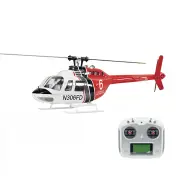 FLY WING Bell 206 V3470 CLASS RC Helicopter With H1 Flight Controller GPS PNP / RTF