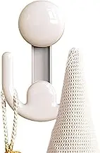 Bathroom Slippers Rack - Shower Shoe Holder Assistance Hanger - Wall Mounted Shower Slippers Organizer, Hook Features Abdom+Metal+PC+Bathroom Shower Slippers Storage Organizer Rack for Storage
