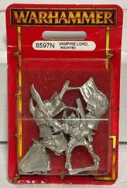 Warhammer Vampire Lord, Mounted #8597N Games Workshop Citadel Original Sealed OP