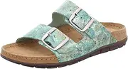[Rohde] Rodigo-D 5861 Women's Mules Leather Buckle Pattern