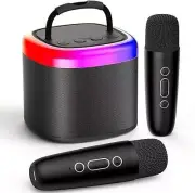 Portable Bluetooth Karaoke Speaker with Wireless Microphone Karaoke Machine