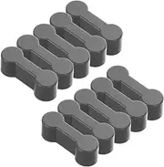 20pcs Plastic Dog Connectors for Train Tracks Toy Train Track Accessories Set Straight Connector Pieces