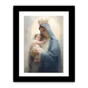 Virgin Mary Canvas Painting Print