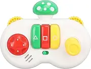 Baby Game Controller Toy,Colorful Shape Baby Board for Fine Motor Skills Learning with Music, Stimulates Visual Perception, Hand Eye Coordination, Interactive Learning Toy (Green)