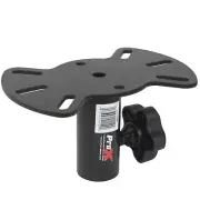 ProX X-SSMPBLK Black Speaker Stand Mount Plate Tray For Moving Heads and Speaker