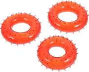 ibasenice 3Pcs Hand Grip Strengthener Rings Forearm Exercisers for Fitness Training Durable Grip Tools for Rehabilitation and Office Work Random Color